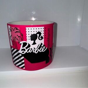 barbie coffee mug hot pink